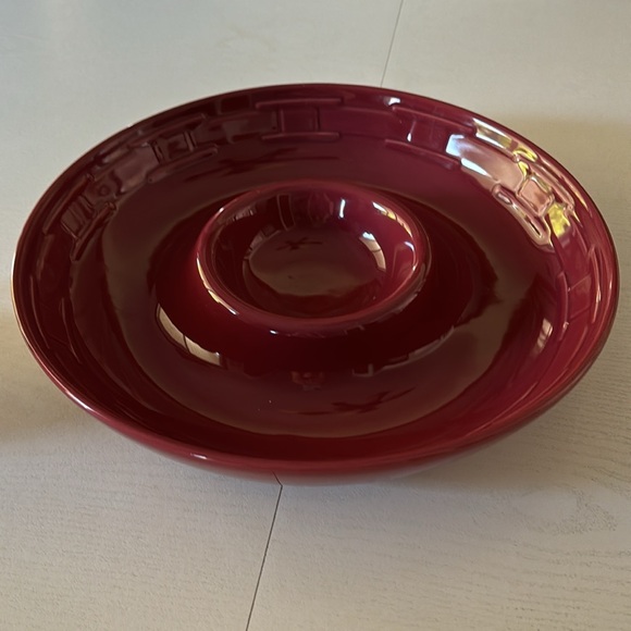 Longaberger chip n dip dish. Woven Traditions. - Picture 3 of 3